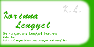 korinna lengyel business card